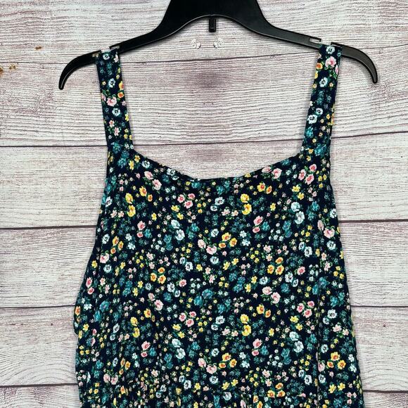 Lane Bryant Sleeveless Square Neck Floral Peplum Tank Top Size 26/28 Plus New - Picture 13 of 15